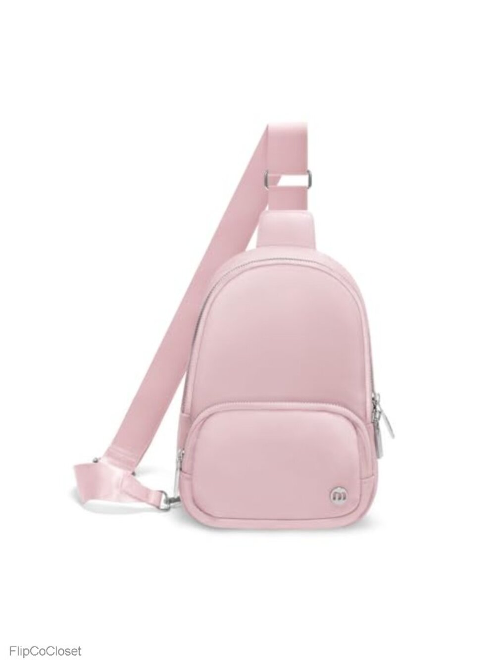 Women's Nylon Sling Crossbody Bag Anti-Theft Travel Purse with 5 Pockets